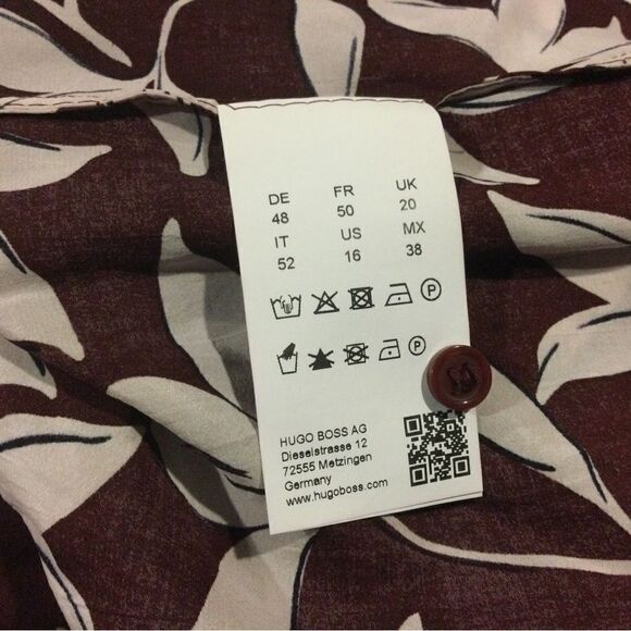 BOSS Decento Printed Long-Sleeve Dress - Picture 5 of 12